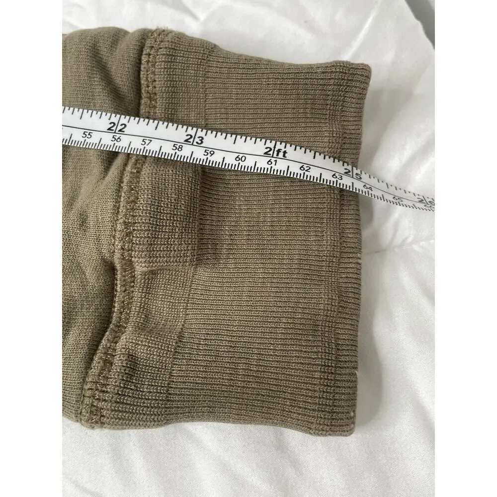 Polo Ralph Lauren Sportsman Sweatshirt Men's XL Army Green Thermal Lined Crewnec